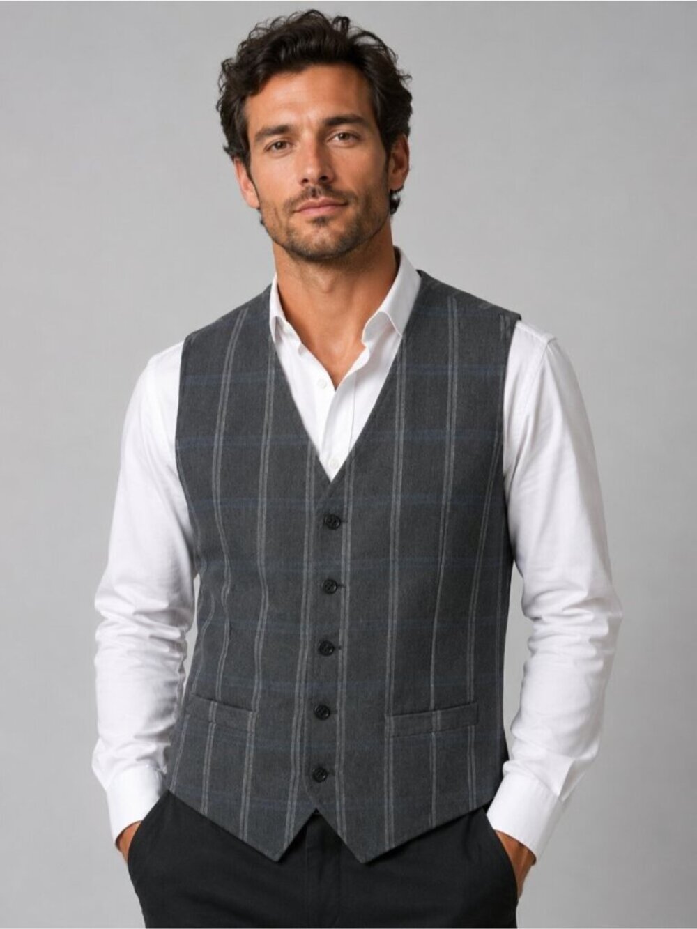 Joseph Abboud Linen Vest